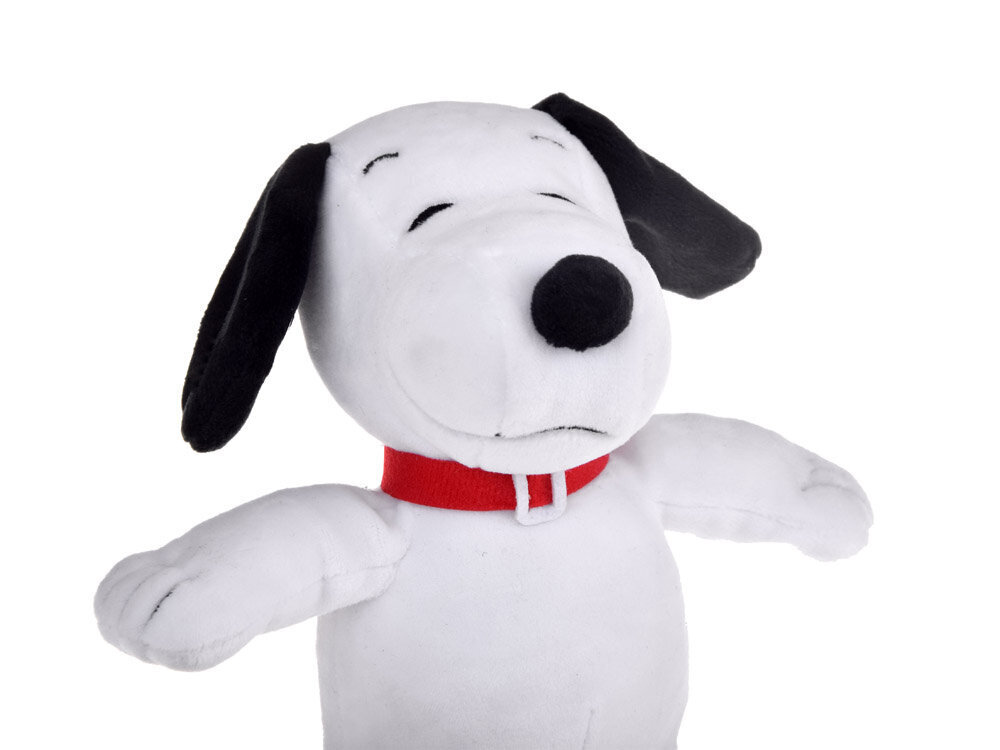 Plīša suns Snoopy, balts, 20 cm cena un informācija | Mīkstās (plīša) rotaļlietas | 220.lv