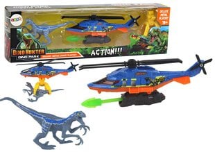 Rotaļlietu komplekts Helicopter - Dinosaur Park Lean Toys cena un informācija | Rotaļlietas zēniem | 220.lv