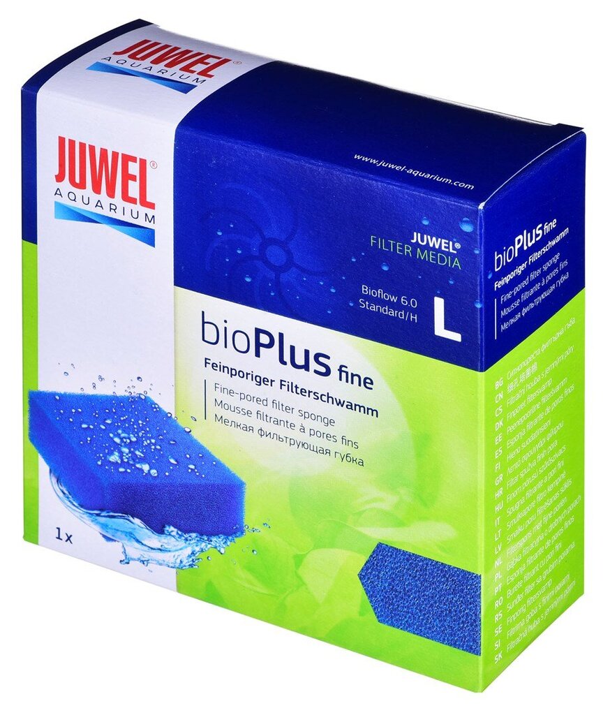 Smalku poru filtra sūklis Juwel BioPlus Fine L, 1 gab. цена и информация | Baseina filtri | 220.lv