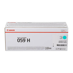Тонер Canon 059 H Циан цена и информация | Картриджи для лазерных принтеров | 220.lv