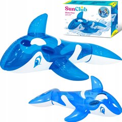 Piepūšamais delfīns Jilong, 135x73x60 cm, zils cena un informācija | Piepūšamās rotaļlietas un pludmales preces | 220.lv
