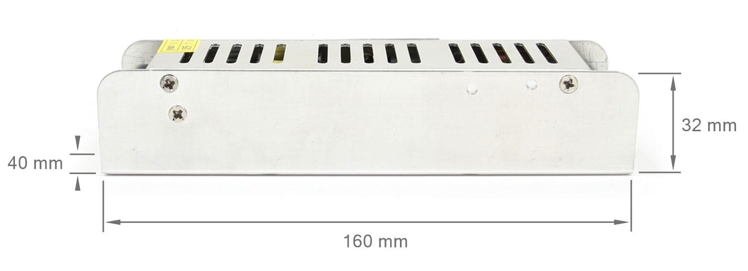 Modulārais barošanas bloks 12V, 60W, 5A, IP20 cena un informācija | Barošanas avoti | 220.lv