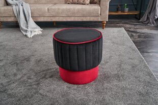 Pouffe Rose Puf - Black цена и информация | Кресла-мешки и пуфы | 220.lv