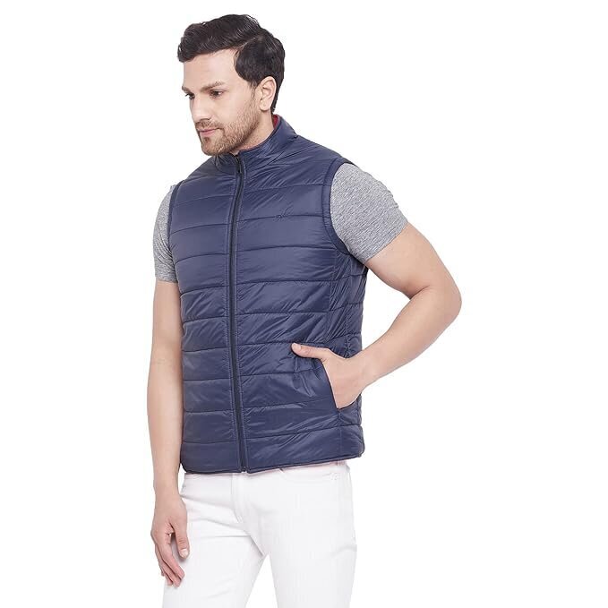 Veste vīriešiem Pantoneclo Nyln-017, zila cena un informācija | Vīriešu vestes | 220.lv