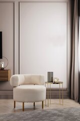 Кресло Asir River Round, белое цена и информация | Кресла в гостиную | 220.lv