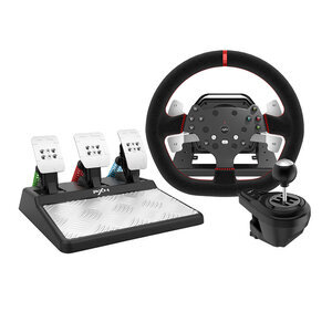 Gaming Wheel PXN-V10 V2 (PC / PS3 / PS4 / XBOX ONE / SWITCH) cena un informācija | Kontrolieri | 220.lv