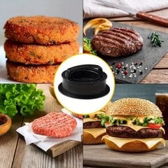 Divu izmēru hamburgeru veidnes + 100 gab. cepamais papīrs cena un informācija | Virtuves piederumi | 220.lv