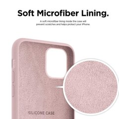 Riff Тонкий & Мягкий силиконовый чехол с мягкой подкладкой для Apple iPhone 15 Pro Powder pink цена и информация | Чехлы для телефонов | 220.lv