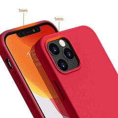 Riff Тонкий & Мягкий силиконовый чехол с мягкой подкладкой для Apple iPhone 15 Red цена и информация | Чехлы для телефонов | 220.lv