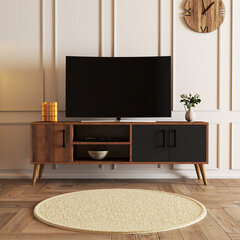 TV galds Asir Exxen, brūns/melns cena un informācija | TV galdiņi | 220.lv