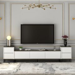 TV galds Asir Imaj, balts cena un informācija | TV galdiņi | 220.lv