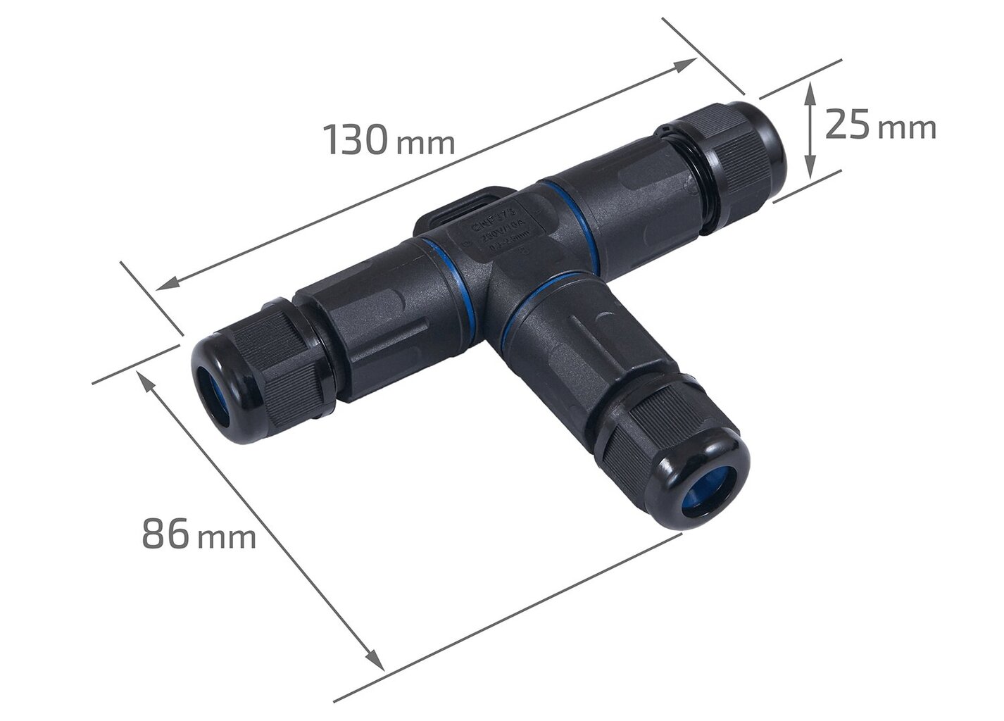 Hermētisks kabeļu savienotājs Koloreno IP68 cena un informācija | Auduma vadi un spaiļu bloki | 220.lv