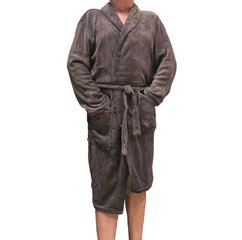 Халат мужской, серый цена и информация | Мужские халаты, пижамы | 220.lv