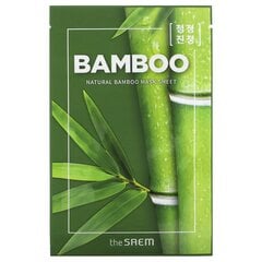 Листовая маска для лица The Saem Natural Bamboo, 21 мл цена и информация | Маски для лица, патчи для глаз | 220.lv