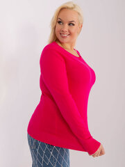 Женский свитер больших размеров цвета фуксии цена и информация | Женские кофты | 220.lv