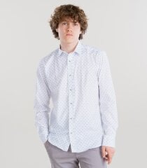 Espada мужская рубашка 860525 02, белый/черный 860525*02-XL цена и информация | Мужские рубашки | 220.lv