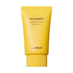 Saulēs aizsargkrēms The Saem Eco Earth Light SPF 50+, 50 ml cena un informācija | Sauļošanās krēmi | 220.lv