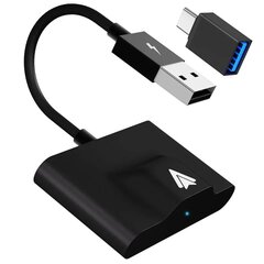 BlackBird bezvadu Android Auto adapteris Android tālruņiem ar USB/USB-C savienotāju cena un informācija | FM Modulatori | 220.lv