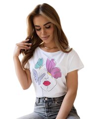 Женская футболка, белый цена и информация | Женские футболки | 220.lv