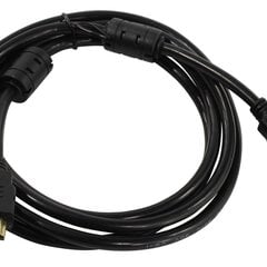 Riff HDMI Кабель С Интернетом Фильтром V1.4 type A - 19/19 male/male Gold Platted 1.5m Черный (Bulk) цена и информация | Кабели и провода | 220.lv