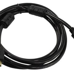 Riff HDMI Кабель С Интернетом Фильтром V1.4 type A - 19/19 male/male Gold Platted 3m Черный (Bulk) цена и информация | Кабели и провода | 220.lv