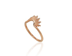 Золотое кольцо "Заря" из красного золота 585 пробы DS01G734 цена и информация | Кольца | 220.lv