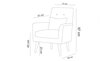 2 daļu viesistabas mēbeļu komplekts Asir Aqua-Takim1-S 1053, pelēks цена и информация | Dīvānu komplekti | 220.lv