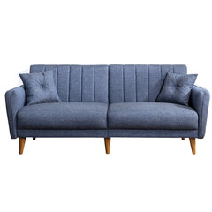 2 daļu viesistabas mēbeļu komplekts Asir Aqua-TKM06-1048, zils cena un informācija | Dīvānu komplekti | 220.lv