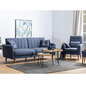 2 daļu viesistabas mēbeļu komplekts Asir Aqua-TKM06-1048, zils cena un informācija | Dīvānu komplekti | 220.lv