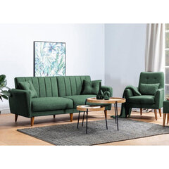 2-х частный комплект мебели для гостиной Asir Aqua-TKM07-1070, зеленый цена и информация | Комплекты мягкой мебели | 220.lv
