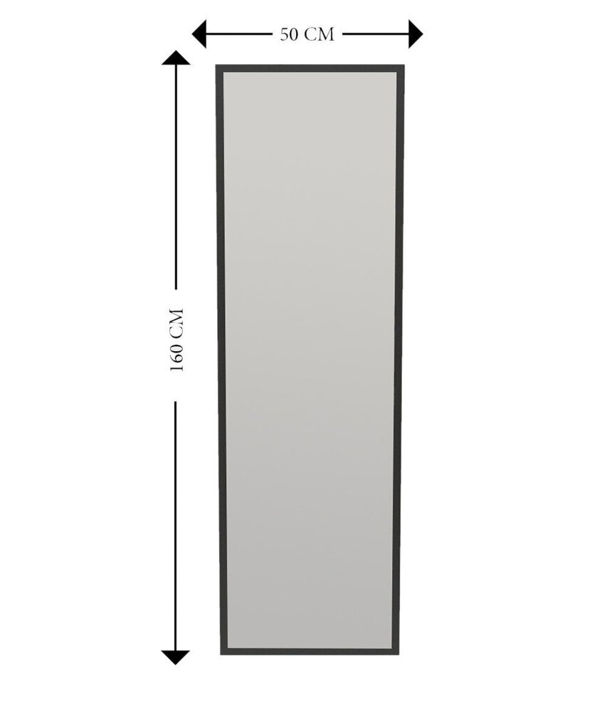 Spogulis Asir Tessa, melns cena un informācija | Spoguļi | 220.lv