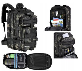 Рюкзак военный тактический Nils, 30л, черный/зеленый цена и информация | Рюкзаки и сумки | 220.lv