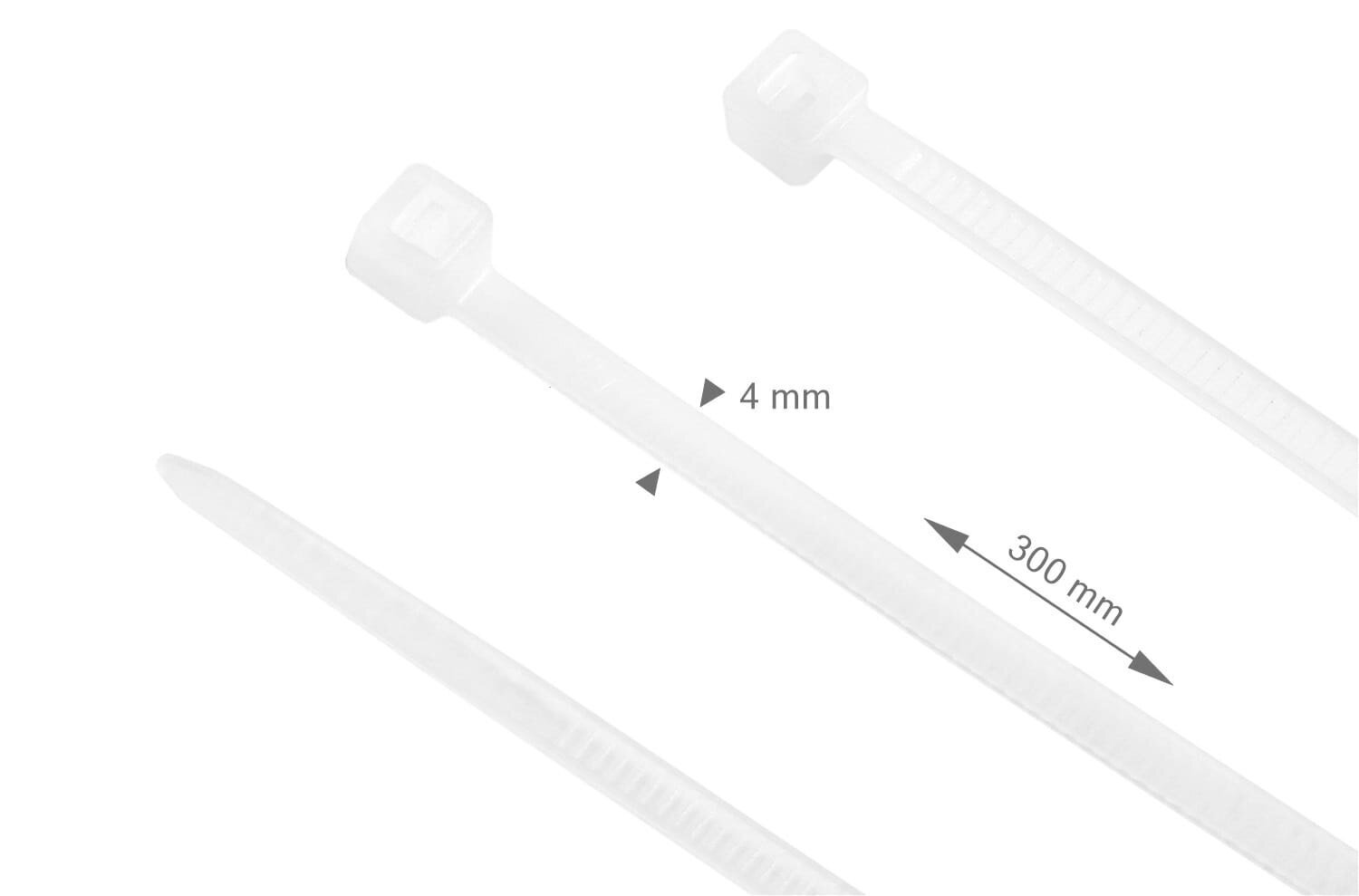 Kabeļu savilcēji Koloreno,4x300mm цена и информация | Stiprinājumi | 220.lv