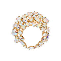 Broša sievietēm Diamond Sky Jewelry DS00BR189 ar Swarovski kristāliem cena un informācija | Piespraudes, brošas | 220.lv