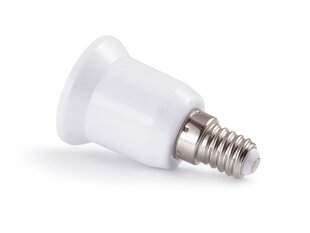 Адаптер для LED ламп - переходник с цоколя E14 на цоколь E27 цена и информация | Электрические выключатели, розетки | 220.lv