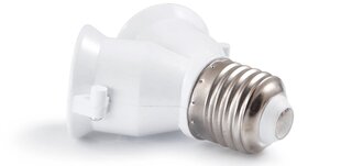 Адаптер для LED ламп - переходник с цоколя E27 на двойной цоколь E27 цена и информация | Электрические выключатели, розетки | 220.lv