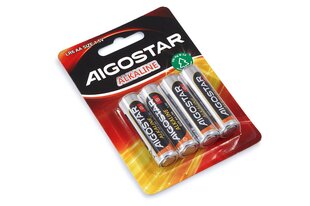 Алкалиновые батарейки LR03 AAA 1,5V - 4шт. цена и информация | Батерейки | 220.lv