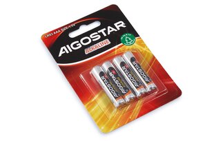 Алкалиновые батарейки LR03 AAA 1,5V - 4шт. цена и информация | Батарейки | 220.lv