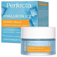 Sejas maska ​Perfecta Hyaluron Ice Hydro-Jello, 50 ml cena un informācija | Sejas krēmi | 220.lv