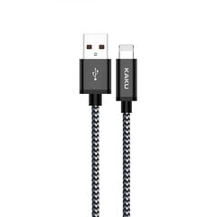 iKaku KSC-107 Прочный плетеный Micro USB провод для заряда и передачи данных 1m Black цена и информация | Кабели для телефонов | 220.lv