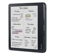 Rakuten Kobo Libra Colour Black (N428-KU-BK-K-CK) цена и информация | Электронные книги | 220.lv