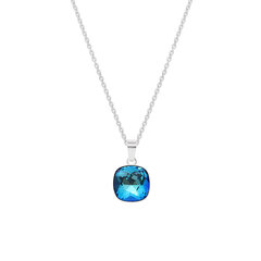 Серебряный кулон "Ослепительный Блеск (Bermuda Blue)" с кристаллами Сваровски™ DS01K674 цена и информация | Украшения на шею | 220.lv