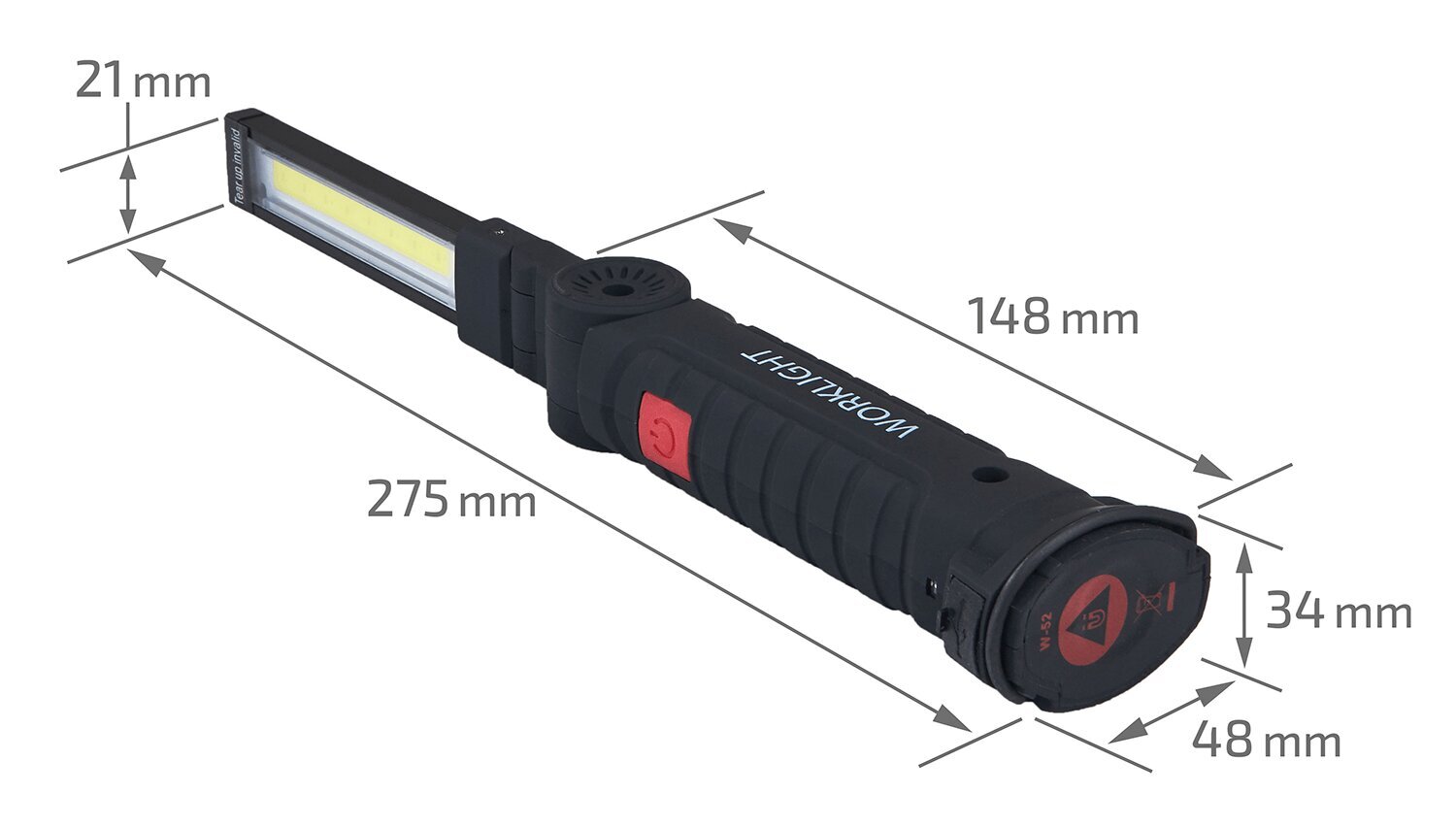 LED lukturītis 3W COB + 1W LED - auksti balts, uzlādējams cena un informācija | Lukturi | 220.lv