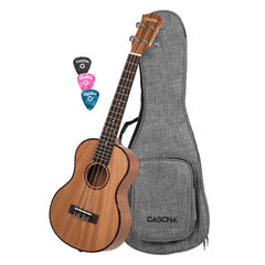 Tenora ukulele kreiļiem Cascha Mahogany HH 2048L cena un informācija | Ģitāras | 220.lv