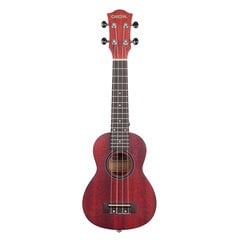 Soprāna ukulele Cascha Mahogany sarkana HH 2263 cena un informācija | Ģitāras | 220.lv