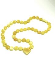 Колье сердце из желтого янтаря, Amber Storm цена и информация | Украшения на шею | 220.lv