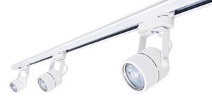 Steka Violet LED sliežu lampas GU10 x3 + kopnes 1,5 m komplekts - balts cena un informācija | Griestu lampas | 220.lv