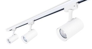 Steka Ductus komplekts White LED GU10 x3 sliežu lampas + 1,5 m kopne цена и информация | Потолочные светильники | 220.lv