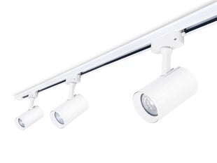 Трековый светильник Steka Ductus kit White LED GU10 x3 rail lamp + 1.5 м busbar -White цена и информация | Потолочный светильник | 220.lv