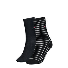 Tommy Hilfiger женские носки 2 шт., чёрные цена и информация | Женские носки | 220.lv